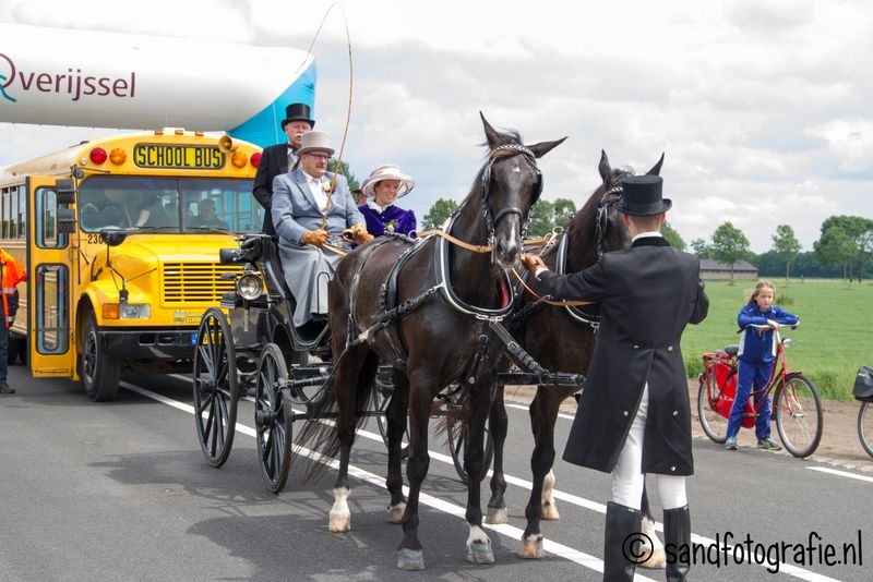 Opening nieuwe rondweg Vriezenveen