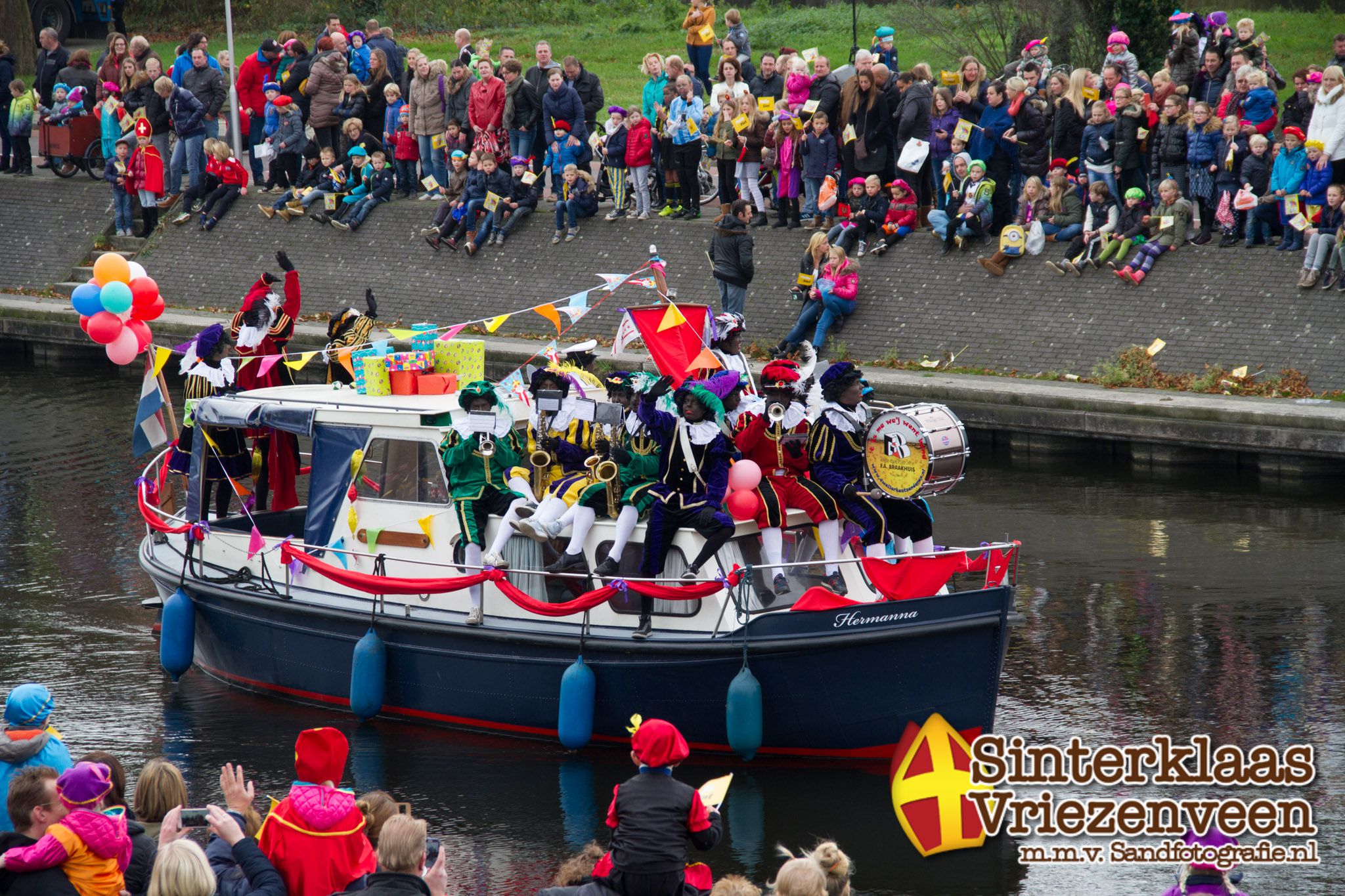 Sinterklaasintocht 2015 Vriezenveen Sand Fotografie